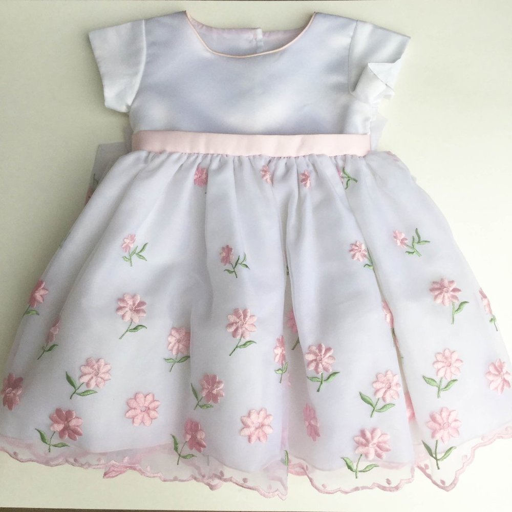 Flower Girl Embroidered Dress 2T